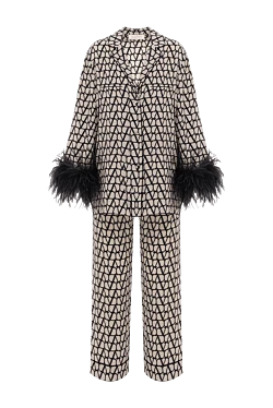Valentino women's suit with trousers and logo print all over the surface 187211 - photo 1