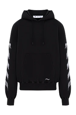 Off-White худи с капюшоном и завязками на шнурке с логотипом scribble diag 187247 - фото 1