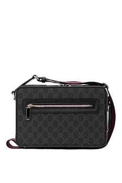 Gucci medium gg shoulder bag black men's 187297 - photo 1