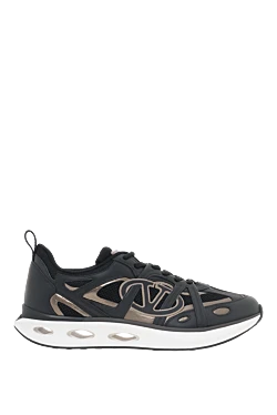 Valentino combined black sneakers with contrasting sole 187372 - photo 1