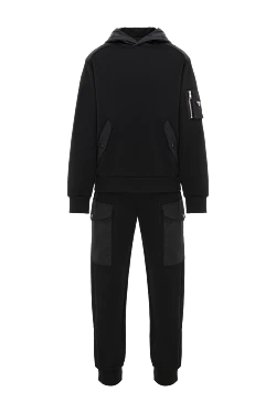 Prada костюм прогулочный черный мужской с капюшоном 187402 - фото 1