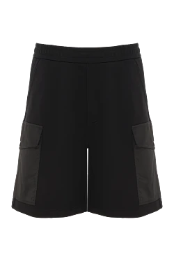 Prada шорты черные мужские с большими накладными карманами 187404 - фото 1