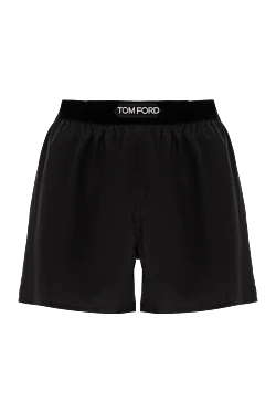 Tom Ford шорты-боксеры из шелкового атласа черные женские 187593 - фото 1