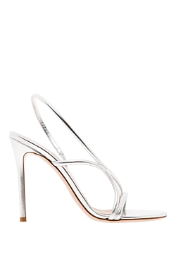 Gianvito Rossi high heel sandals with open heel, silver 188062 - photo 1