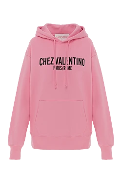 Valentino chez pink women's cotton hoodie 188182 - photo 1