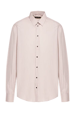Dolce & Gabbana сорочка з бавовни бежева чоловіча 953490 - фото 1