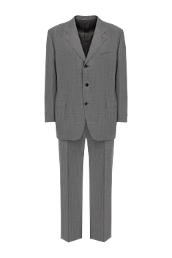 Canali костюм чоловічий з вовни та мохера сірий 978496 - фото 1