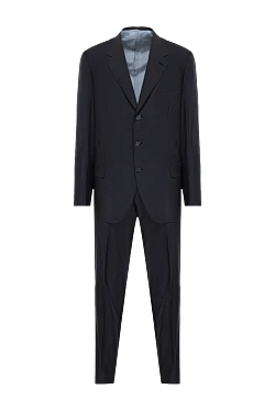 Brioni костюм мужской из шерсти и шелка серый 990635 - фото 1