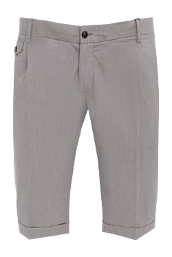 Dolce & Gabbana шорти з бавовни та еластану сірі чоловічі 994913 - фото 1