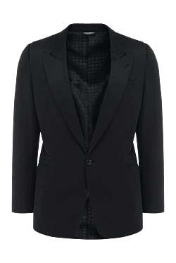 Dolce & Gabbana піджак із вовни чорний чоловічий 997009 - фото 1