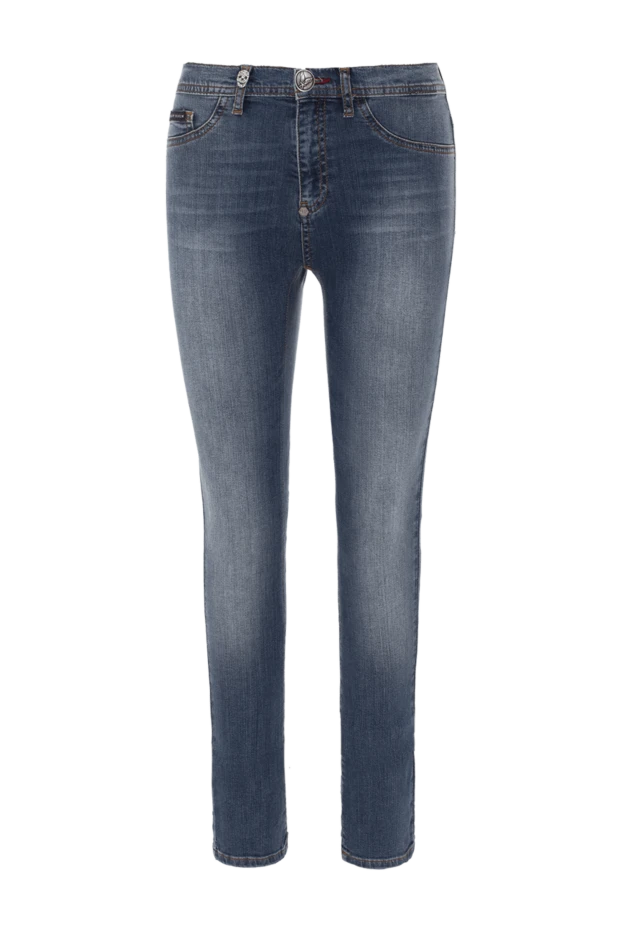 Philipp Plein джинсы синие женские с декоративными элементами 138705 - фото 1