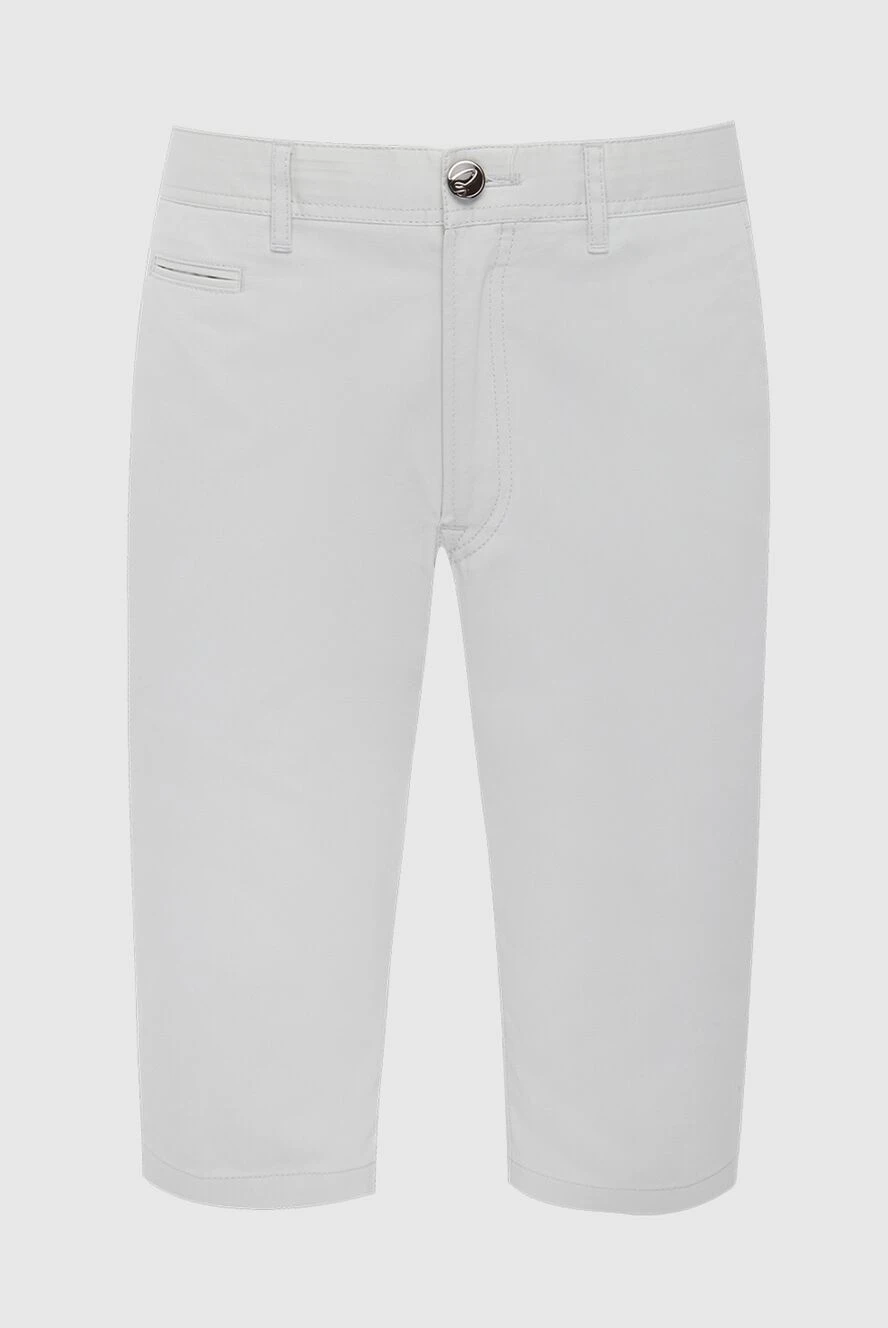 Brioni men's gray cotton shorts 131172 - photo 1