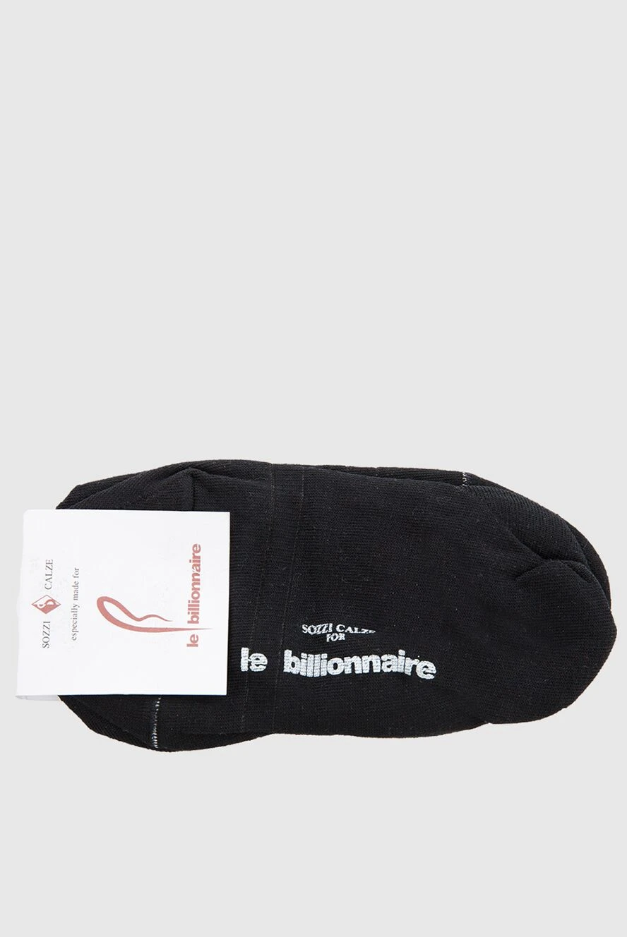 Sozzi Calze men's black socks made of cotton and spandex 131388 - photo 1