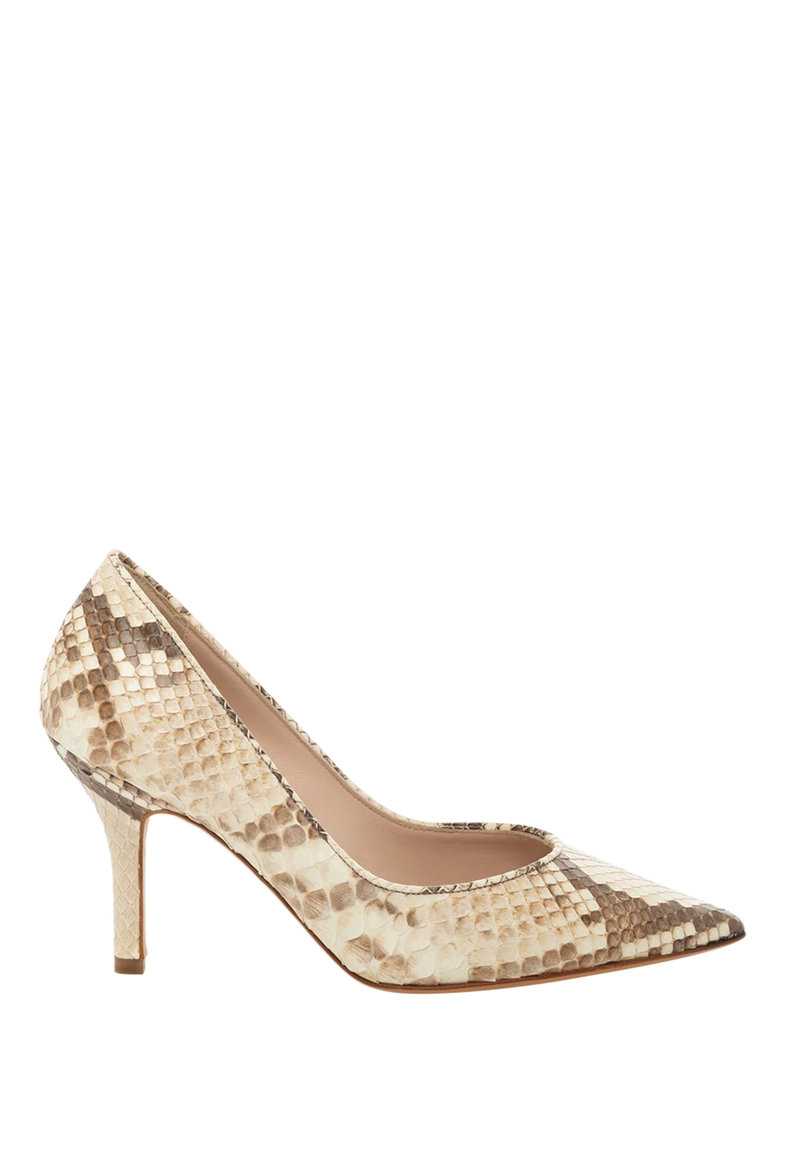 Ermanno Scervino туфлі жіночі сірі зі шкірою пітона 132052 - фото 1