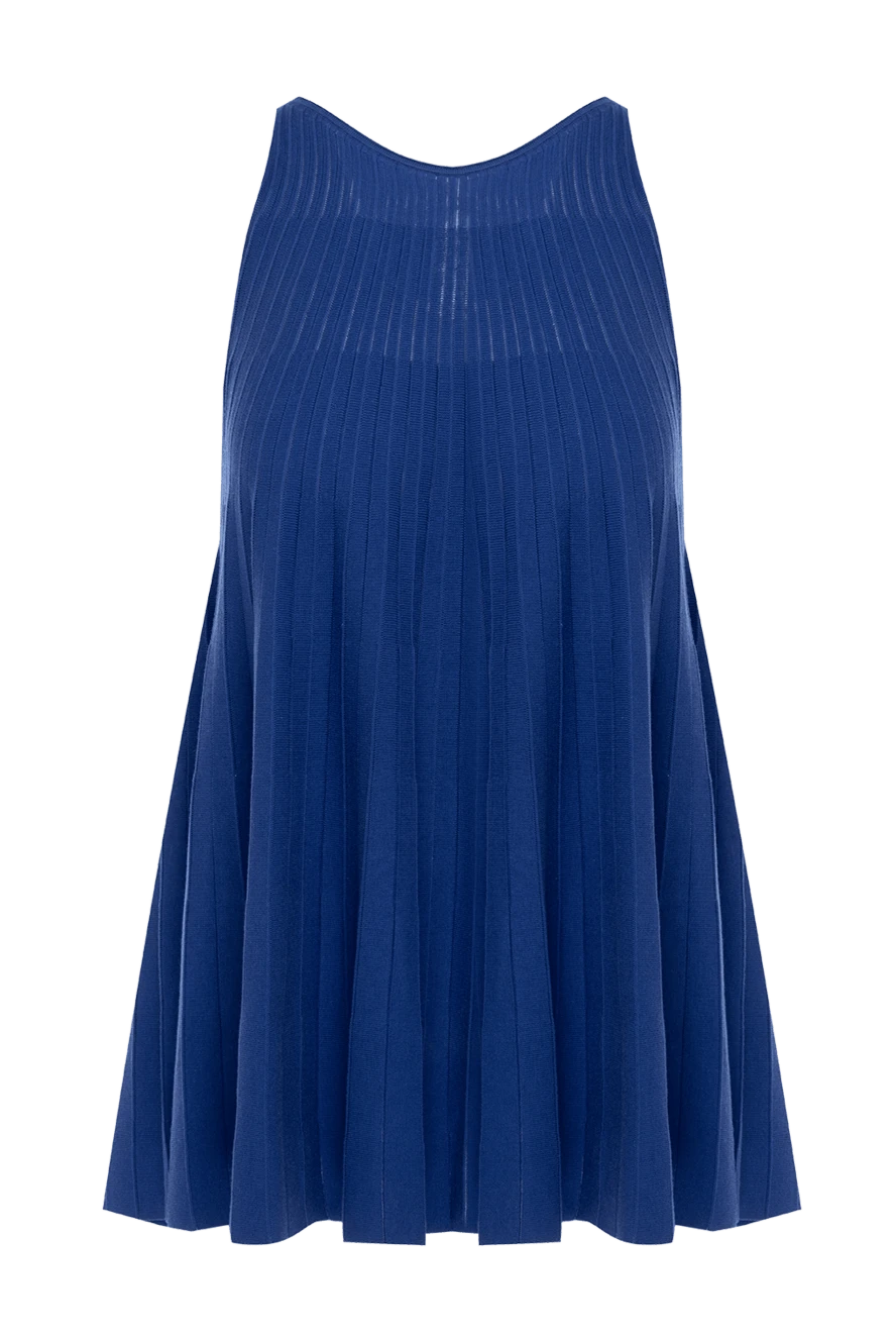 Malo blue cotton top for women 132126 - photo 1
