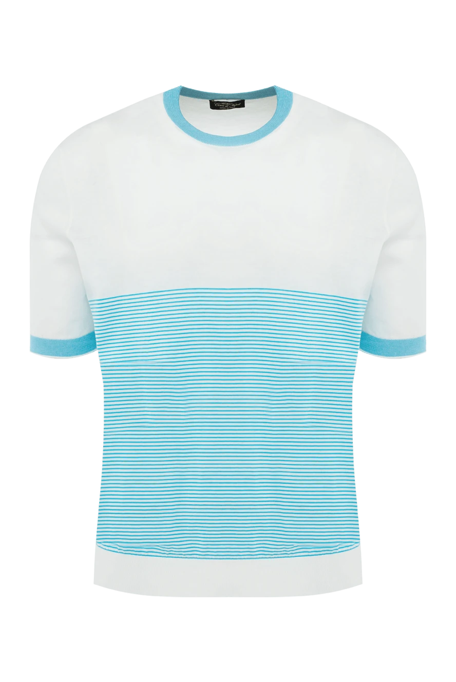 Cesare di Napoli white cotton t-shirt for men 134849 - photo 1