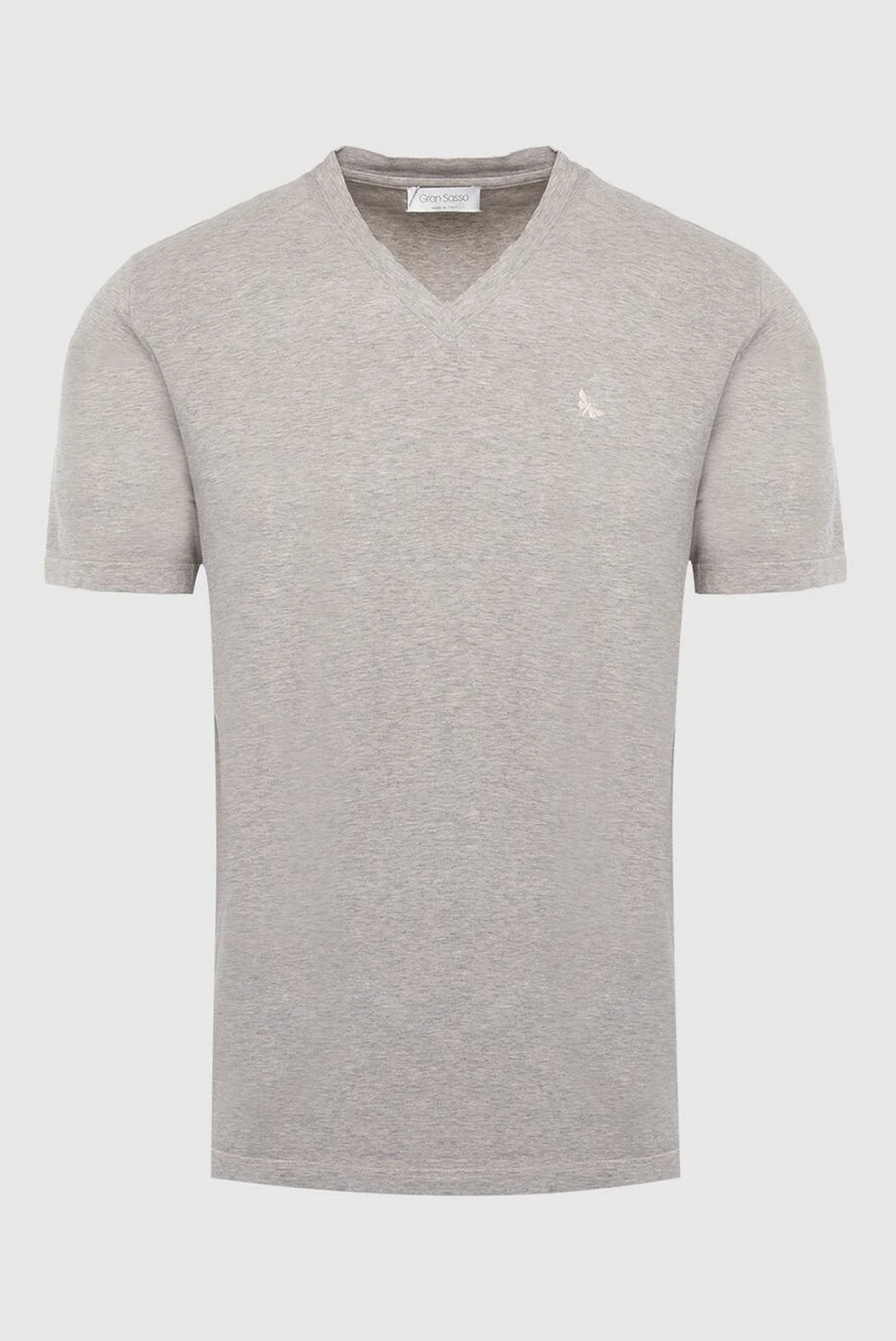 Gran Sasso beige cotton t-shirt for men 135873 - photo 1