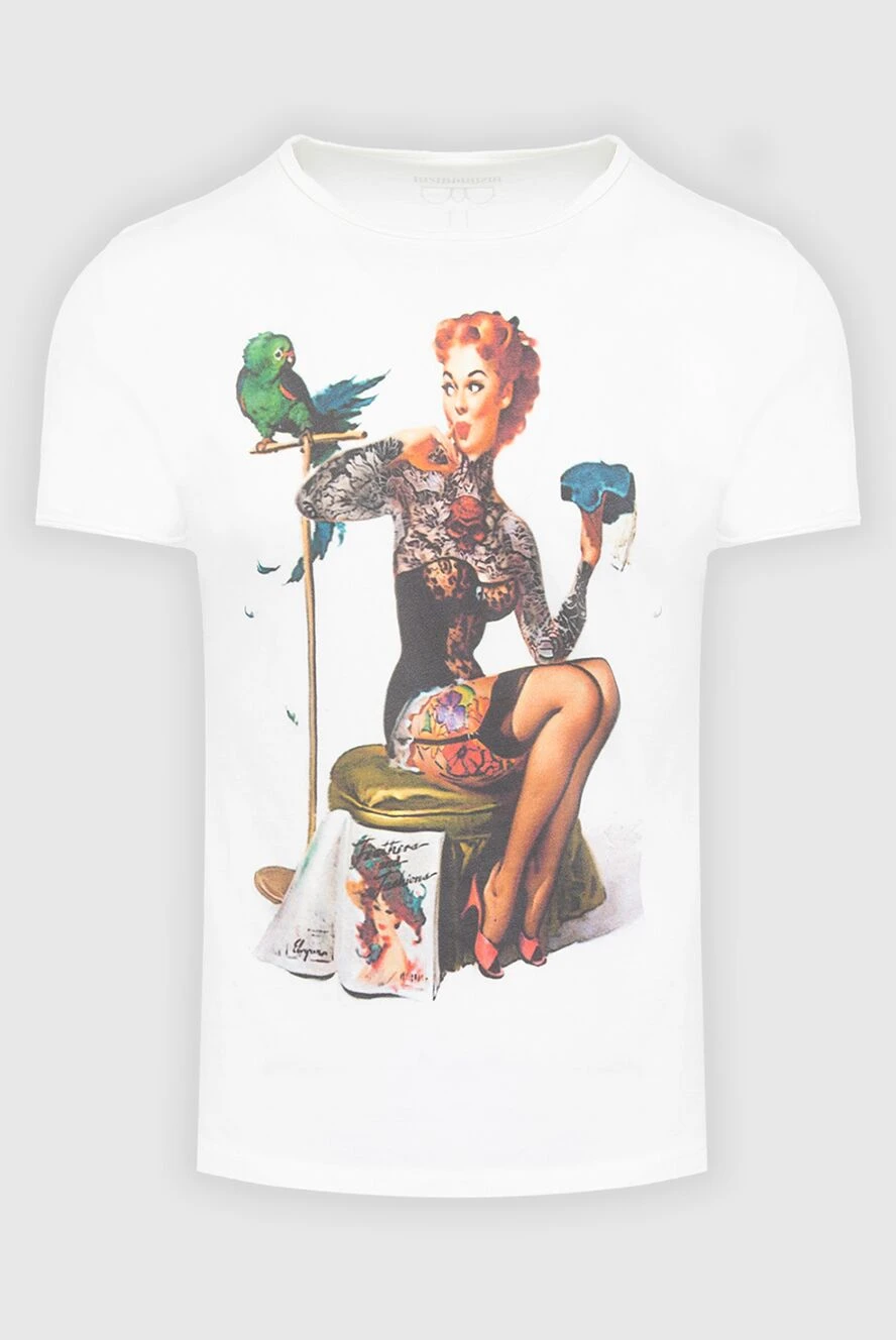 Bisibiglio white cotton t-shirt for men 135981 - photo 1