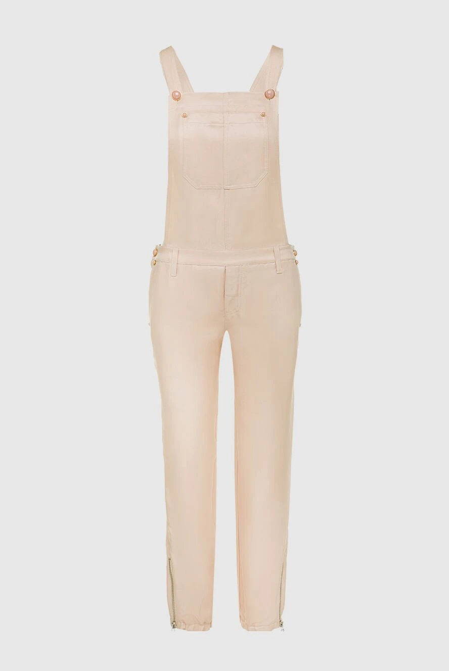 Ermanno Scervino beige linen and cotton jumpsuit for women 136963 - photo 1