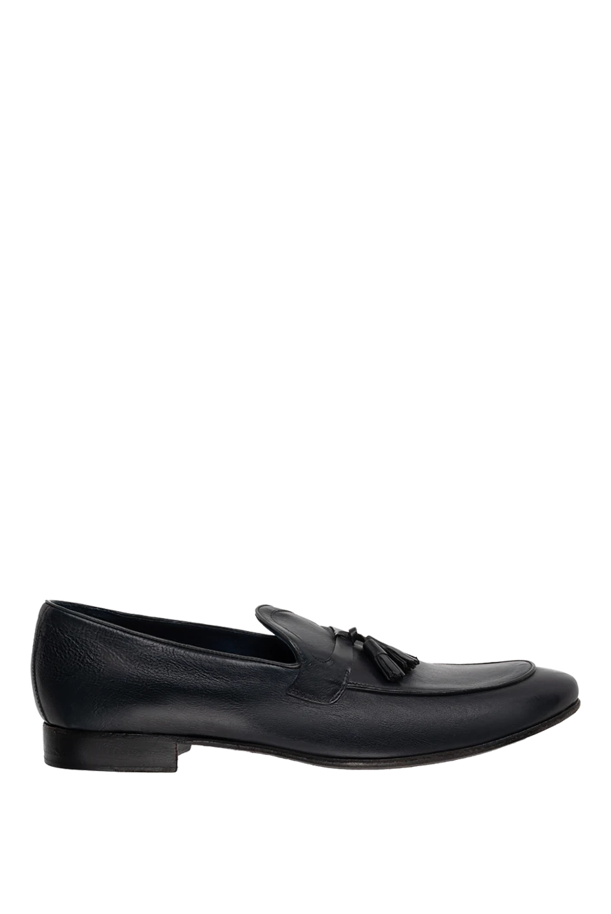 Corneliani лофери зі шкіри чорні чоловічі 137600 - фото 1