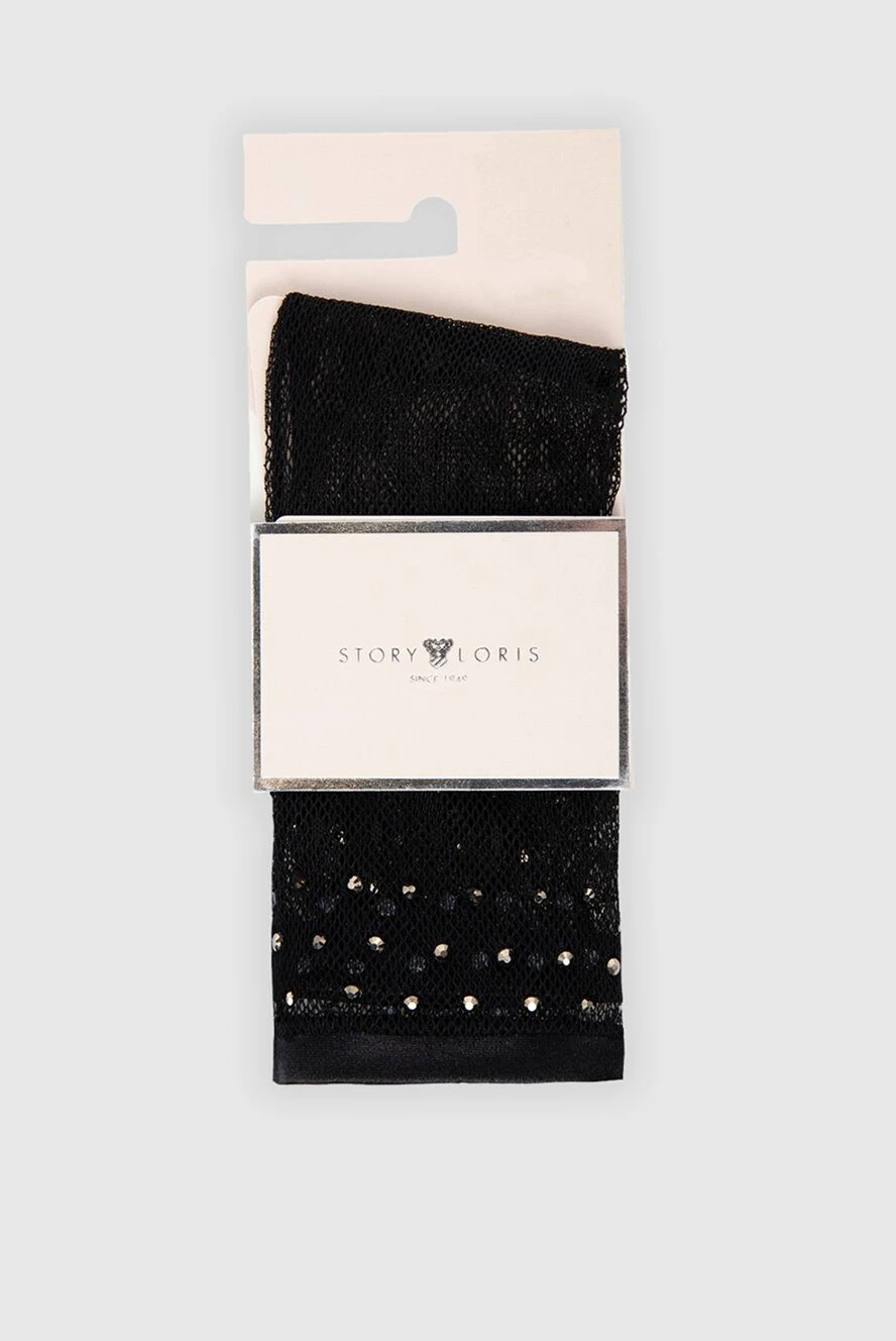 Story Loris women's socks with rhinestones black 140257 - photo 1
