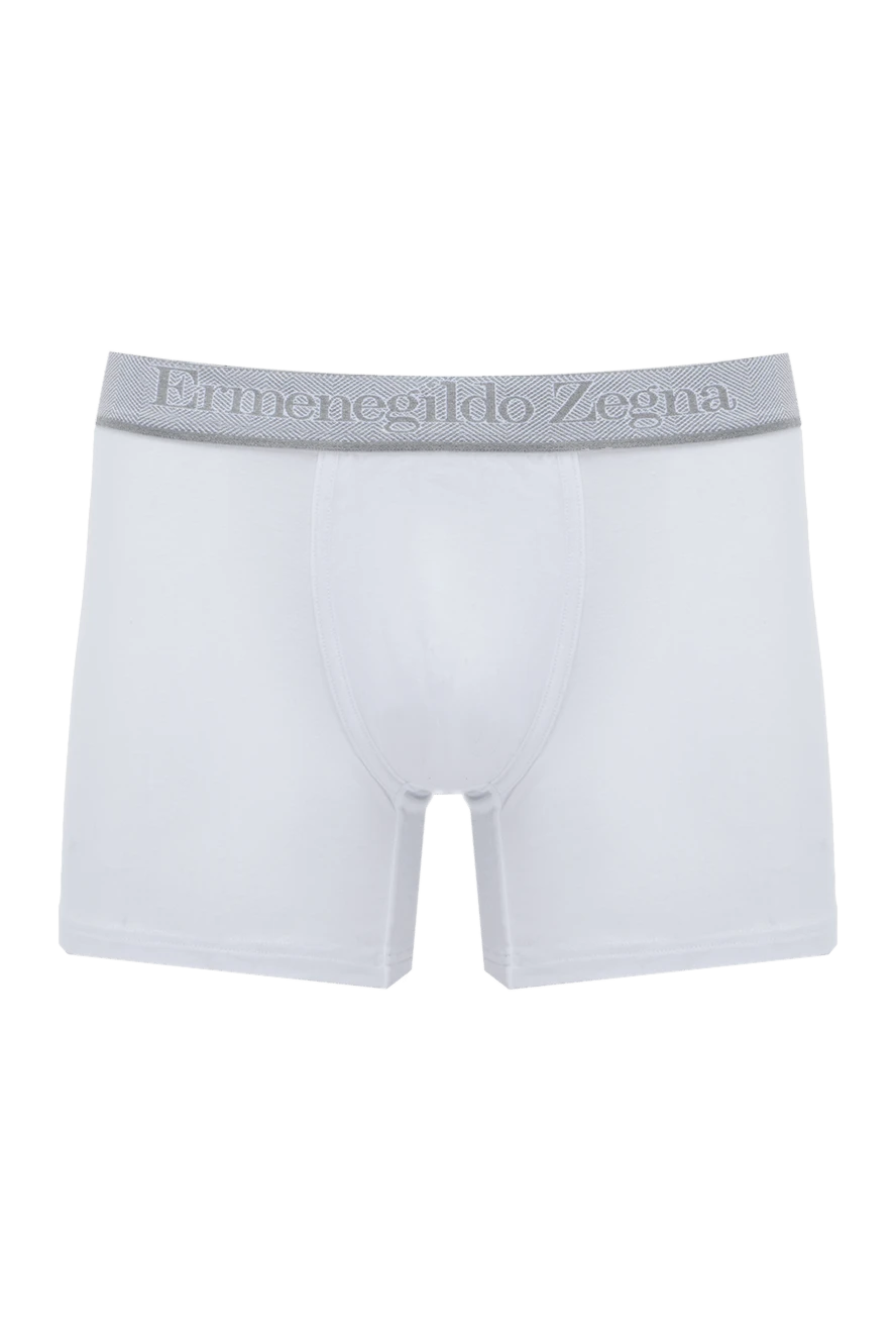 Ermenegildo Zegna трусы боксеры из хлопка белые мужские белые. 140611 - фото 1