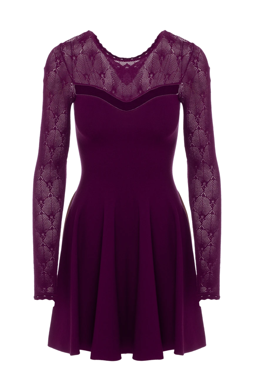 Emanuel Ungaro pink viscose and polyester dress for women 141549 - photo 1