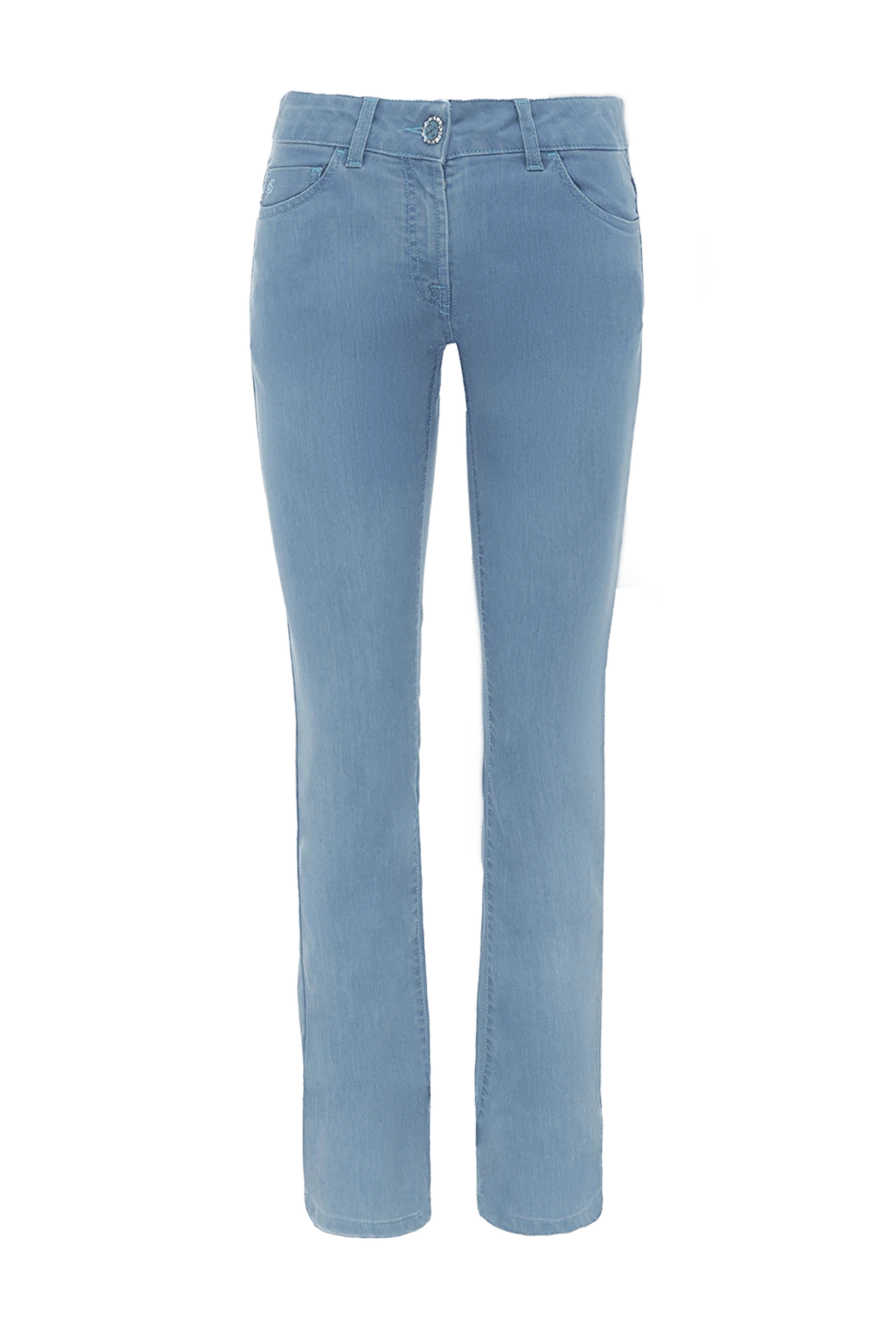Scissor Scriptor blue cotton and polyester jeans for women 141737 - photo 1