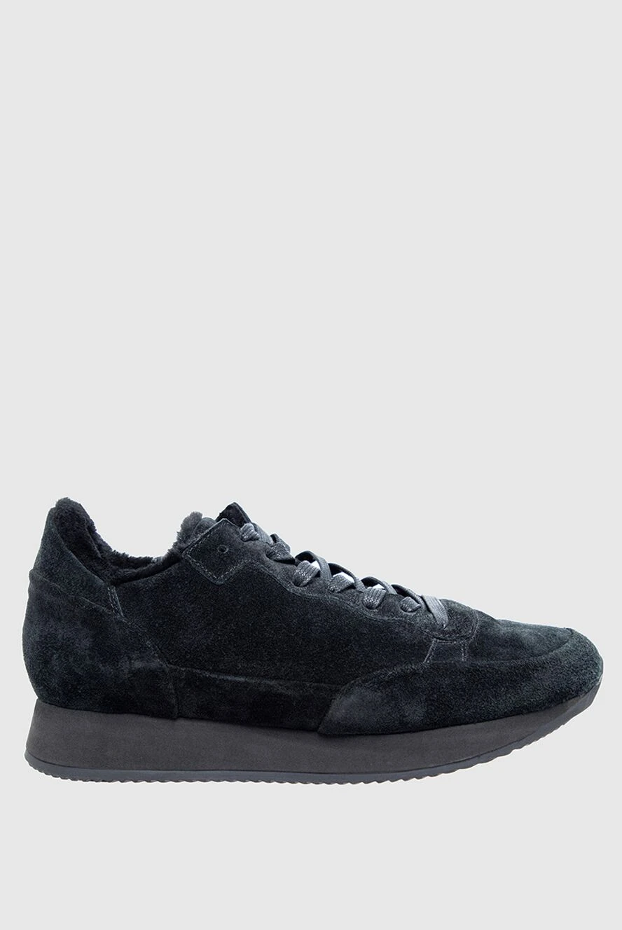 Philippe Model black suede sneakers for men 142031 - photo 1