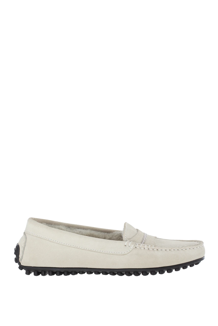 Peserico loafers women's with textured sole gray 142071 - photo 1