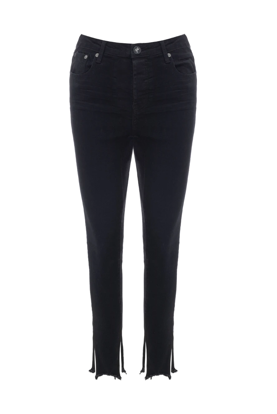 One Teaspoon black women's jeans with slits at the edges 142847 - photo 1