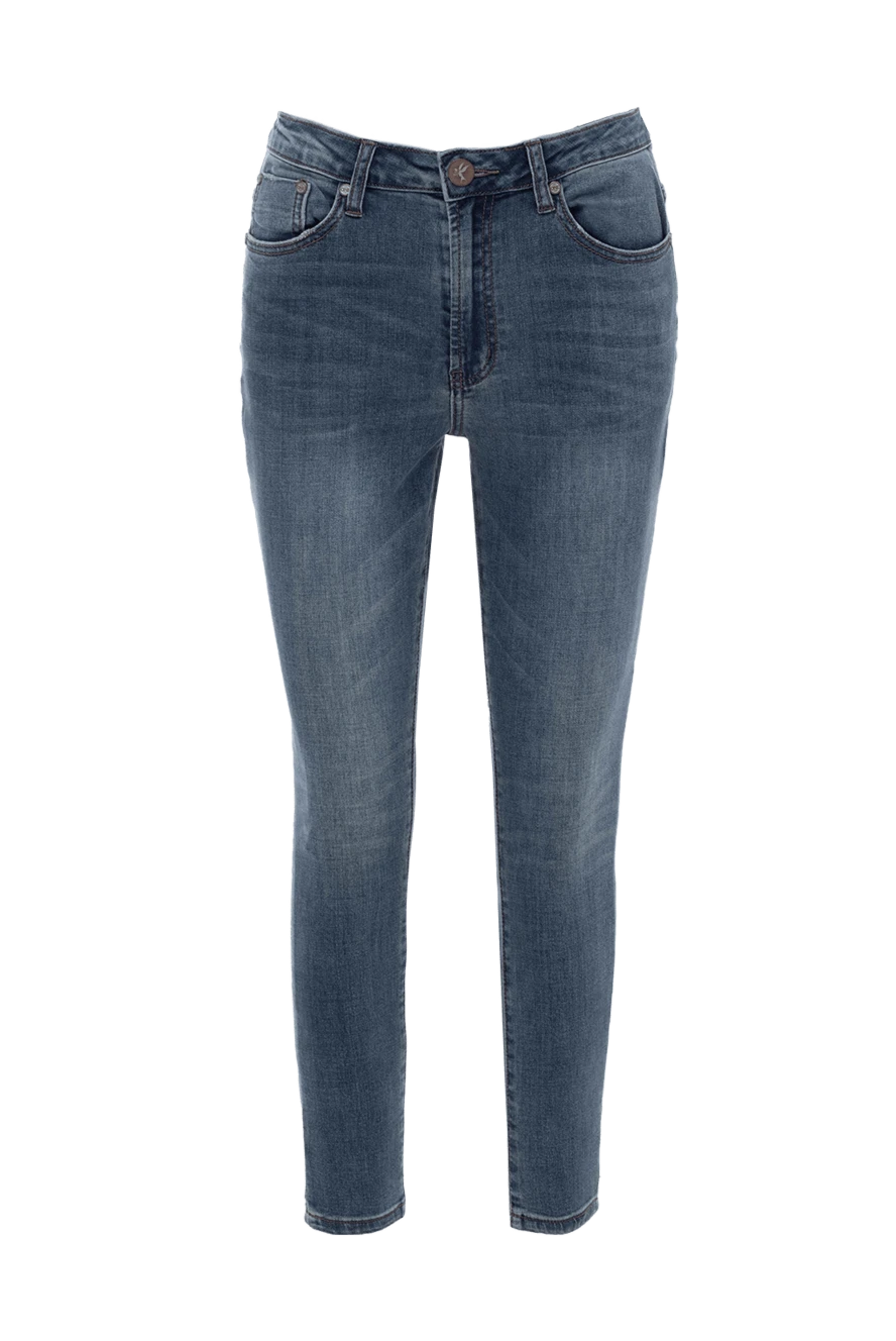 One Teaspoon blue women's jeans with distressed pockets 143523 - photo 1