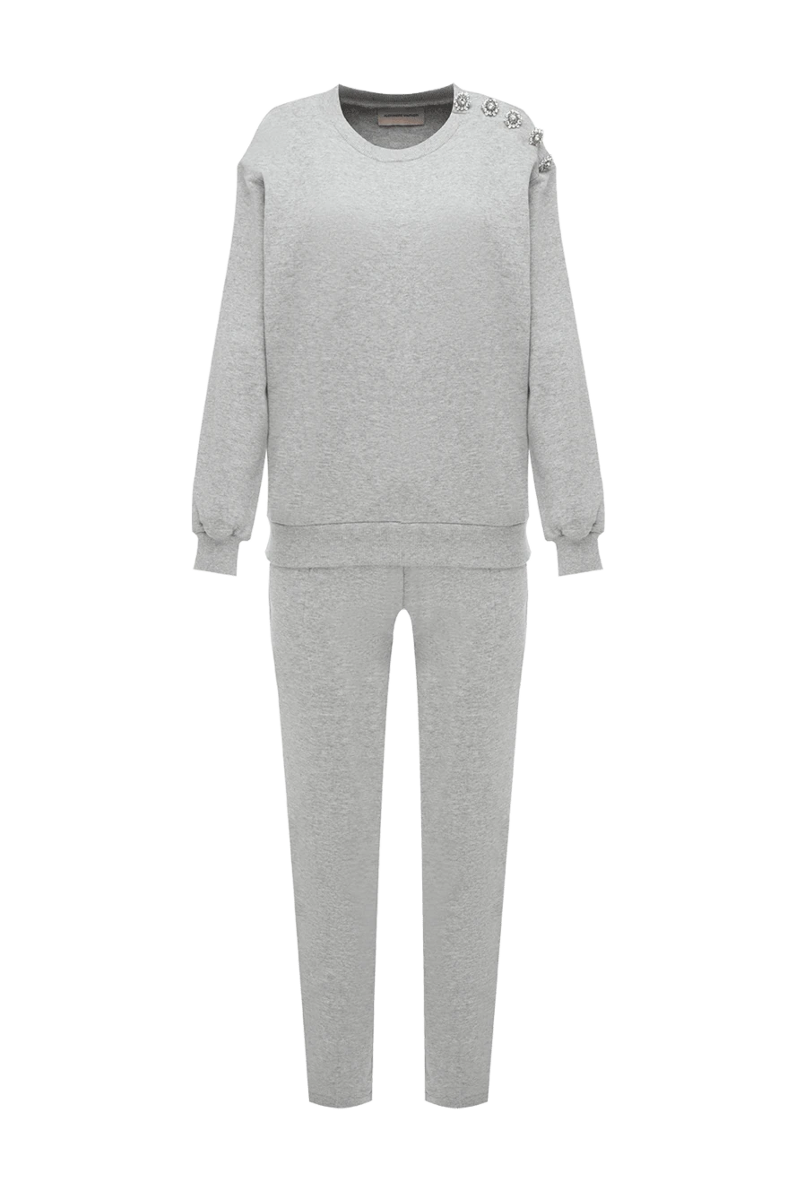 Alexandre Vauthier walking suit made of cotton gray for women 144027 - photo 1