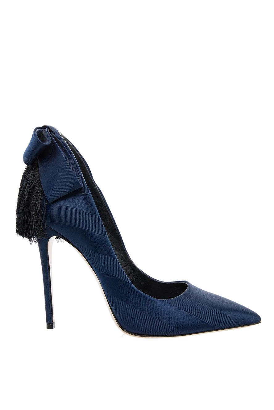 Aleksander Siradekian women's blue shoes with a bow and tassel 144360 - photo 1