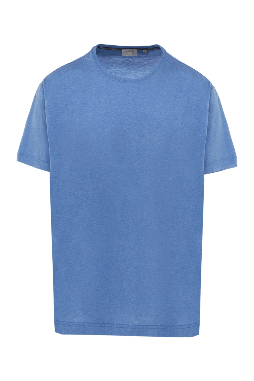 Orian blue cotton t-shirt for men 144756 - photo 1