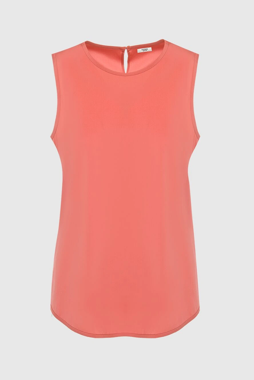 Peserico top made of silk and elastane red for women 144787 - photo 1