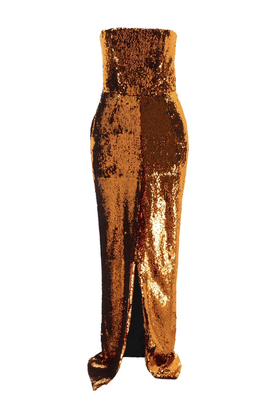 Alexandre Vauthier orange polyester dress for women 144902 - photo 1