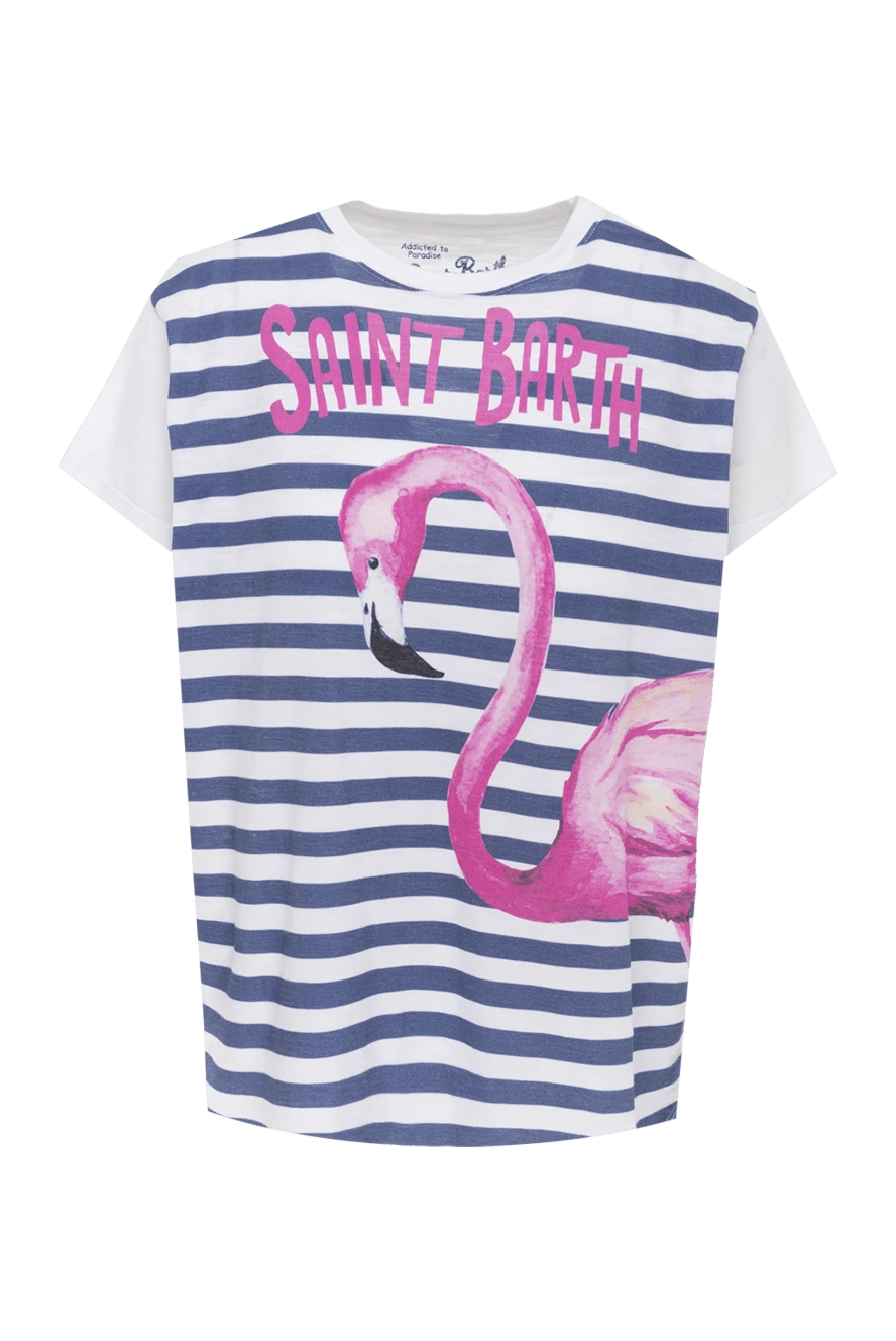MC2 Saint Barth blue cotton t-shirt for women 145246 - photo 1