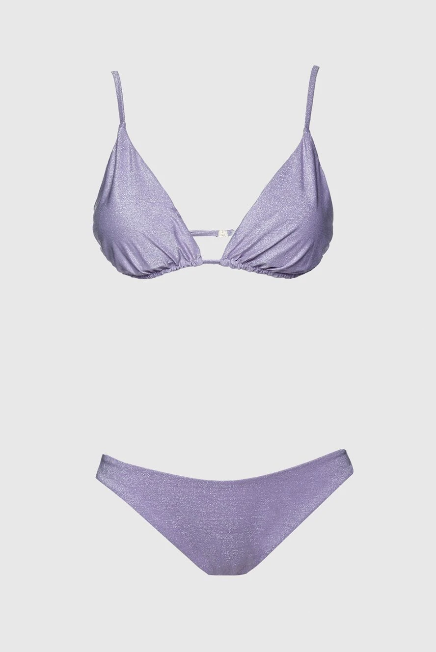 MC2 Saint Barth women's purple two-piece swimsuit made of polyamide and elastane 145282 - photo 1