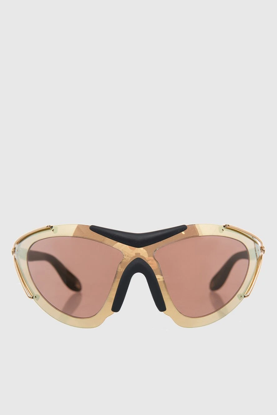 Givenchy окуляри жовті жіночі з коричневою лінзою 146621 - фото 1