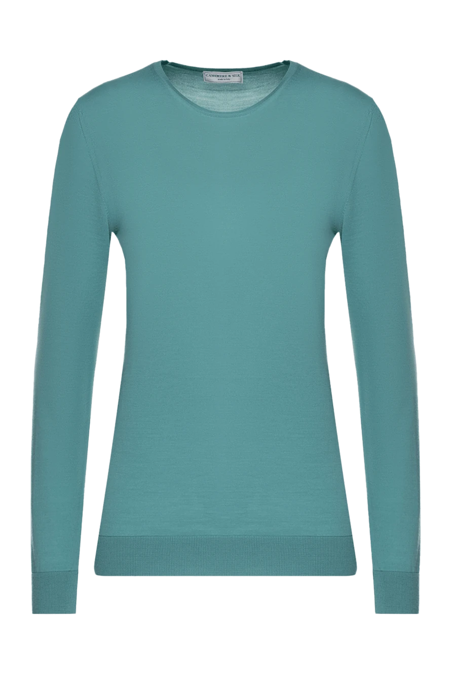 Cashmere & Silk Milano green wool sweater for women 147169 - photo 1