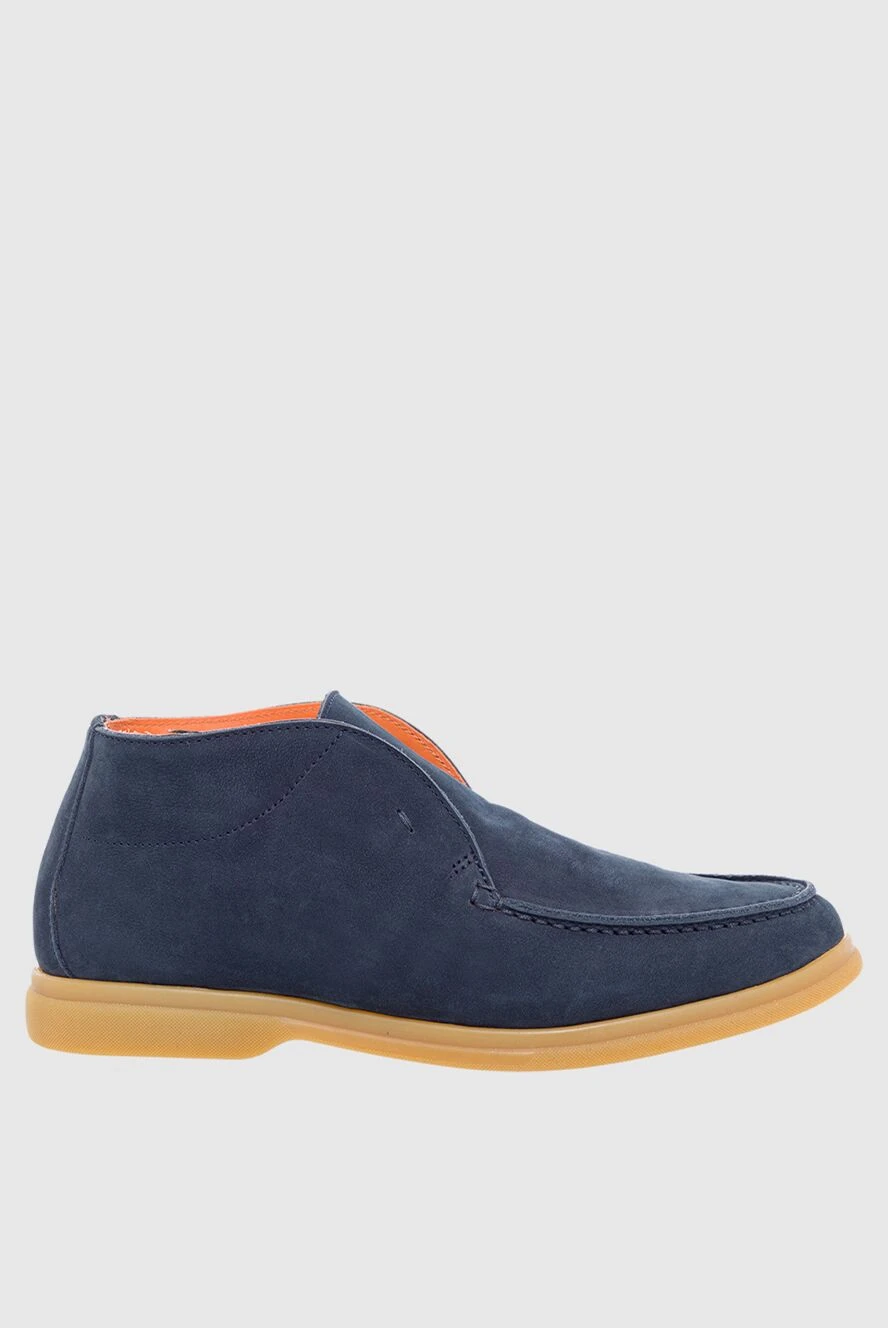 Andrea Ventura desert boots women's suede with fur blue 147696 - photo 1