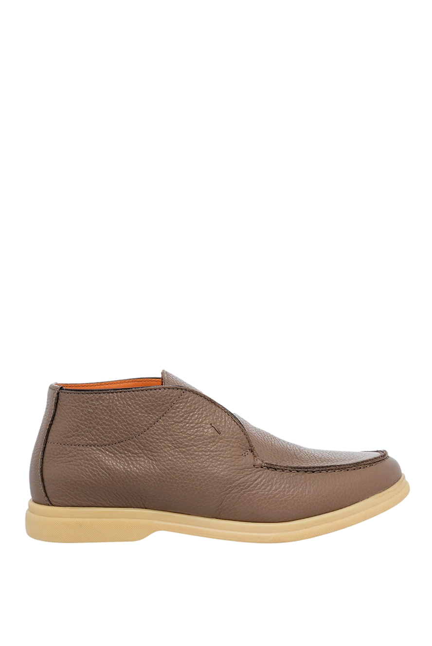 Andrea Ventura desert boots women's leather with contrast sole brown 147703 - photo 1