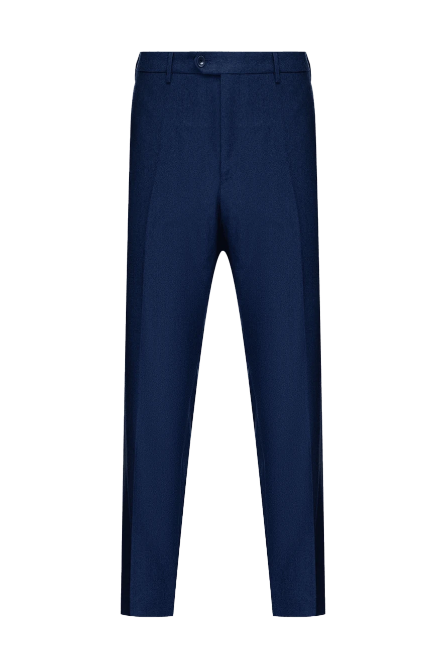 Sartoria Latorre мужские синие брюки из шерсти 147997 - фото 1