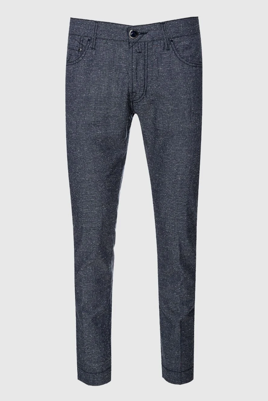 Jacob Cohen gray wool and silk jeans for men 148843 - photo 1
