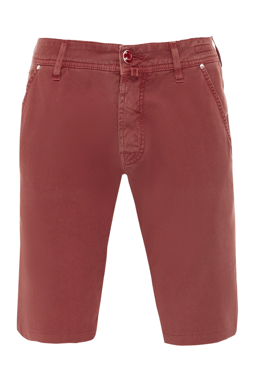Jacob Cohen red cotton and elastane shorts for men 148886 - photo 1