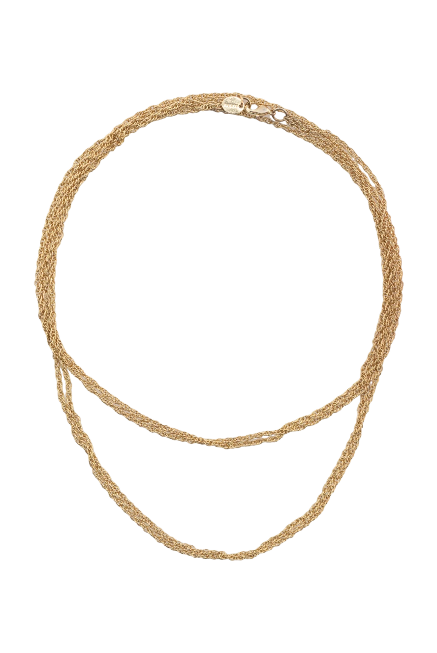 Max&Moi women's long double golden chain 149966 - photo 1