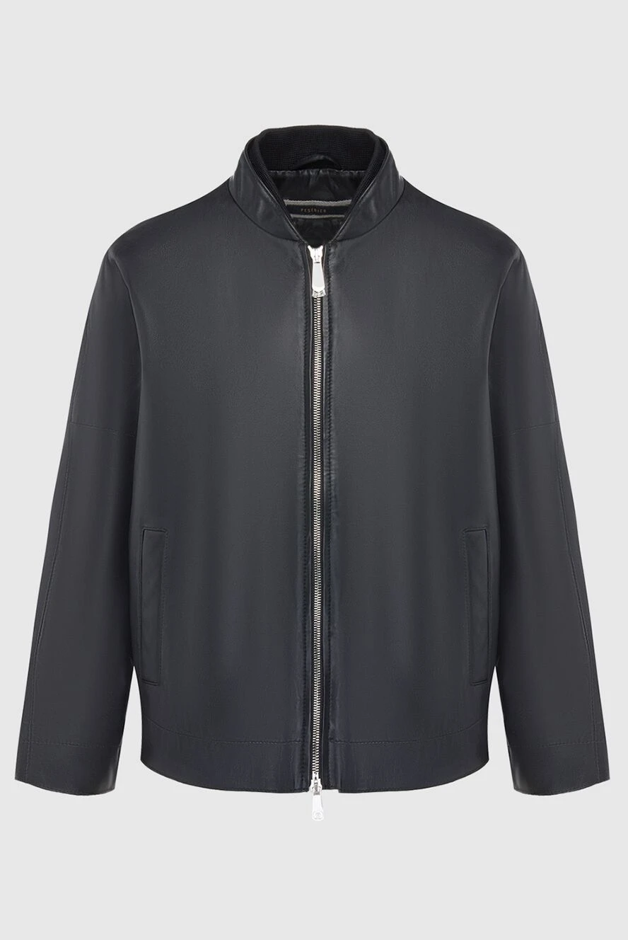 Peserico women's black jacket made of genuine leather 150072 - photo 1