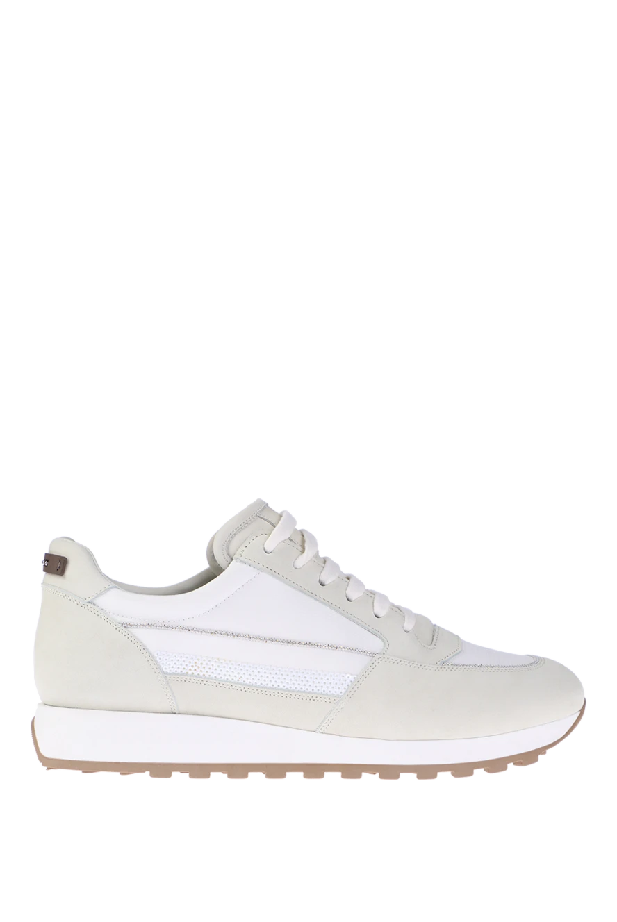 Peserico gray women's sneakers with contrasting inserts 150074 - photo 1