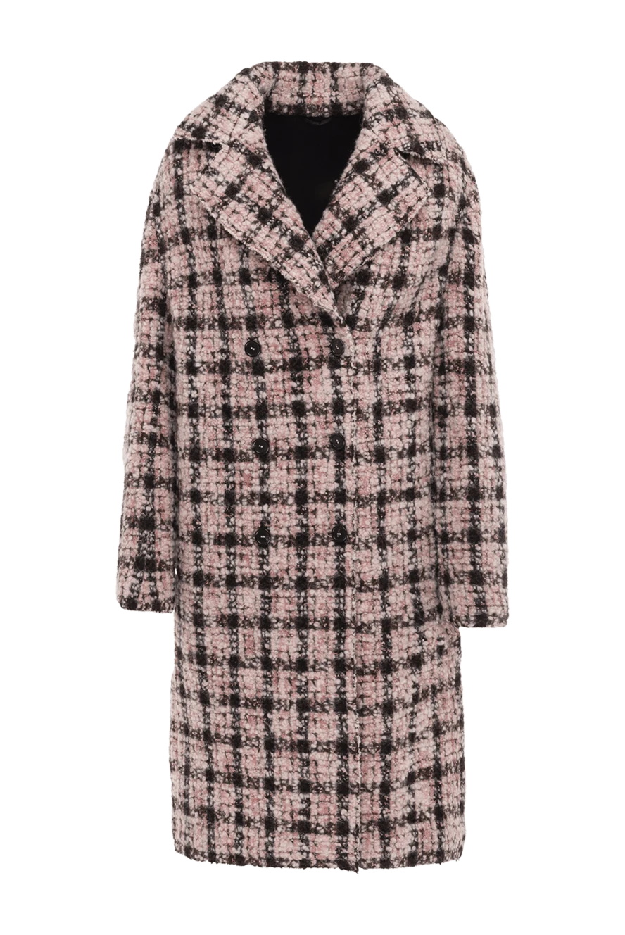 Ermanno Scervino пальто из шерсти и полиамида розовое женское пальто из шерсти 150142 - фото 1